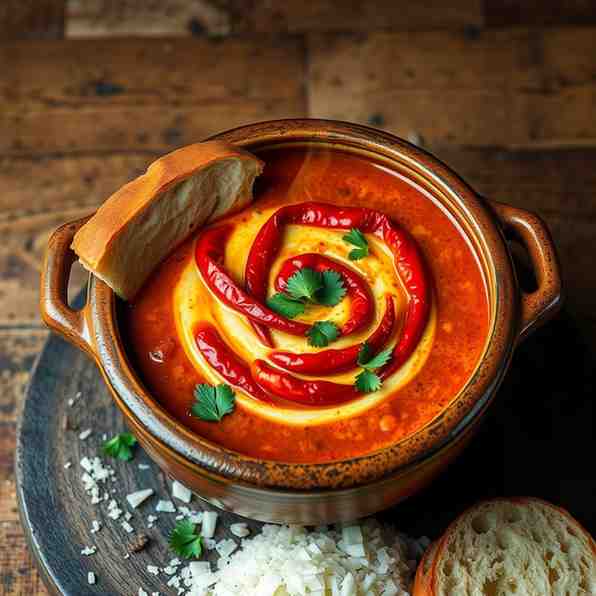 Ema Datshi - Bhutanese Chili Cheese Stew